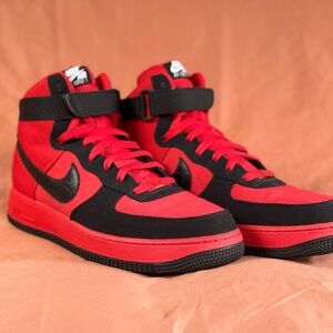 Nike Bold Red and Black High-Tops